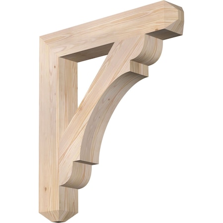 Ekena Millwork Olympic Craftsman Smooth Bracket, Douglas Fir, 5 1/2"W x 34"D x 38"H BKT06X34X38OLY04SDF